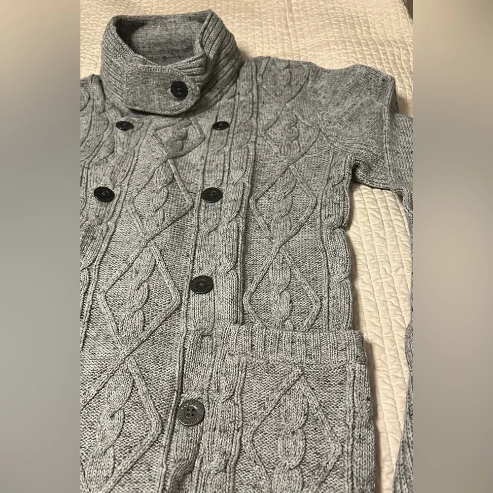 Vintage GUESS Double breasted cable sweater - Picture 4 of 15